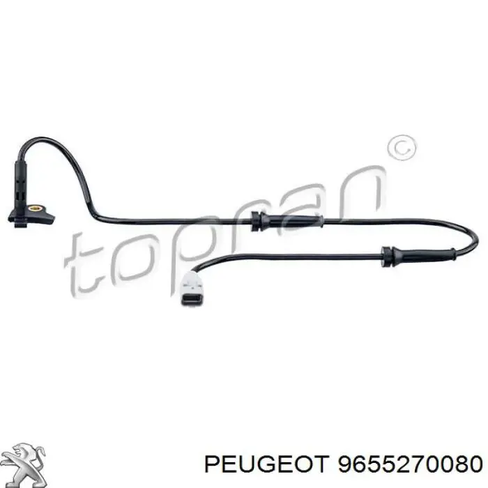 Sensor dianteiro de ABS Peugeot/Citroen 9655270080 preço, a partir de 42,56 USD