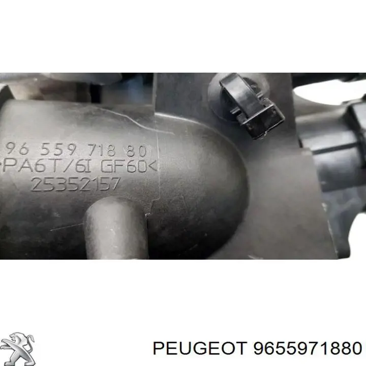 Válvula de borboleta montada 9655971880 Peugeot/Citroen