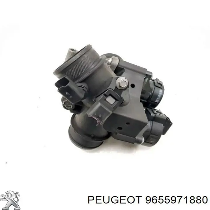 9655971880 Peugeot/Citroen Válvula de borboleta montada