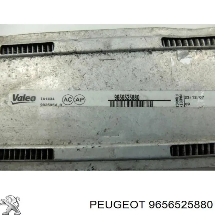 9656525880 Peugeot/Citroen Radiador de intercooler