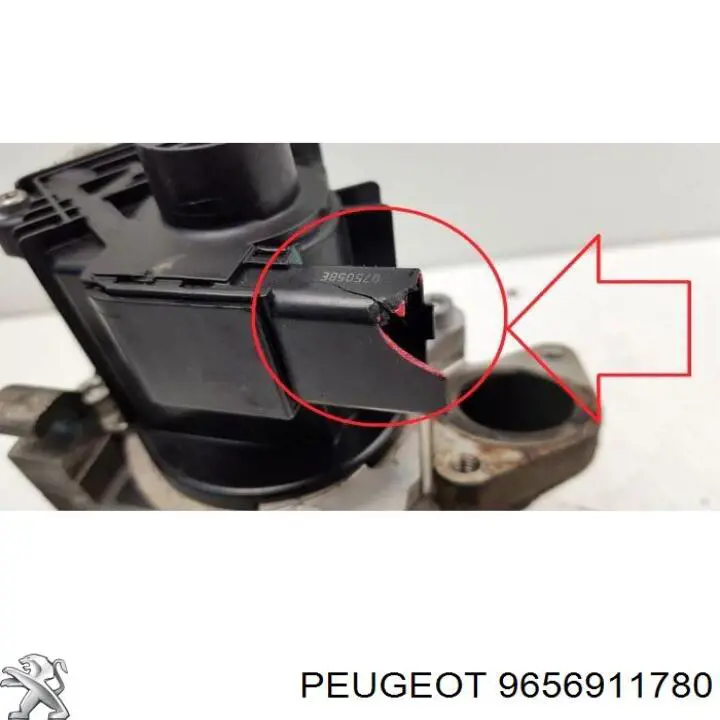 9656911780 Peugeot/Citroen Válvula EGR de recirculação dos gases