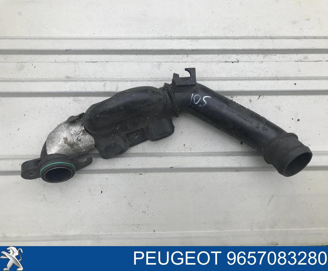 9657083280 Peugeot/Citroen Silenciador (ressonador) dos gases de turbina