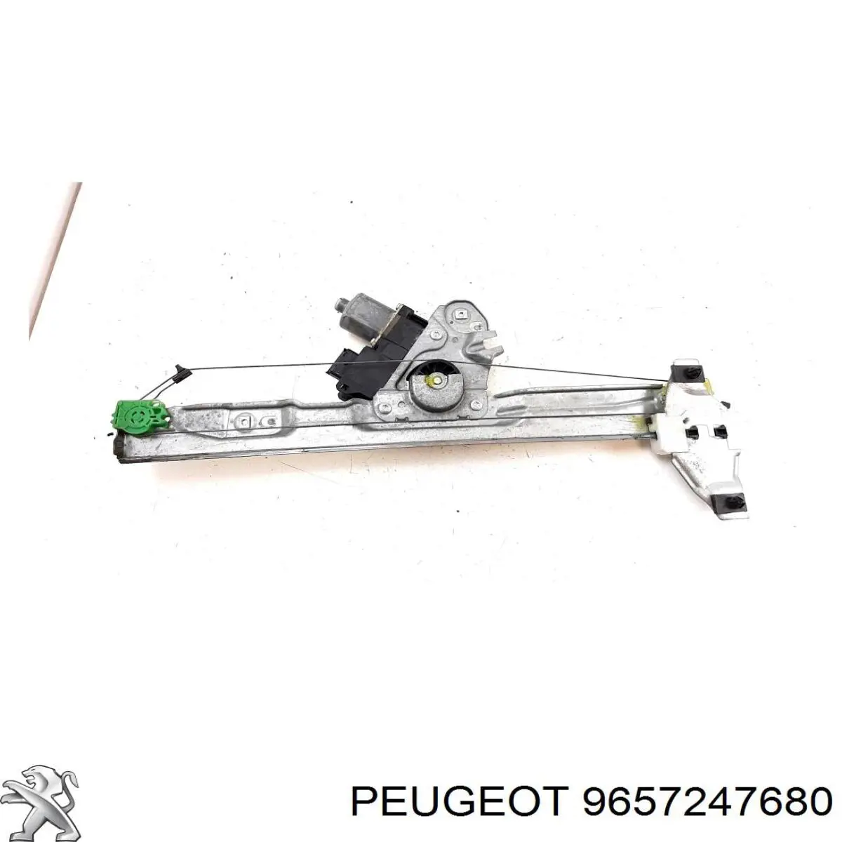 Compre 9657247680 Peugeot/Citroen Motor de acionamento de vidro da porta dianteira esquerda