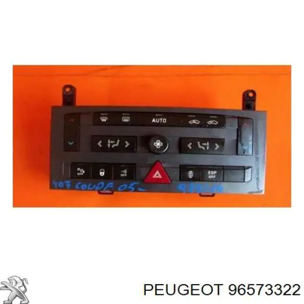 Unidade de controlo dos modos de aquecimento/condicionamento para Peugeot 407 SW 6E