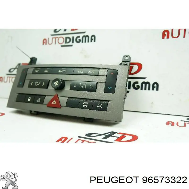  Unidade de controlo dos modos de aquecimento/condicionamento Peugeot 407 SW carrinha (6E) (2004 - 2011) SW