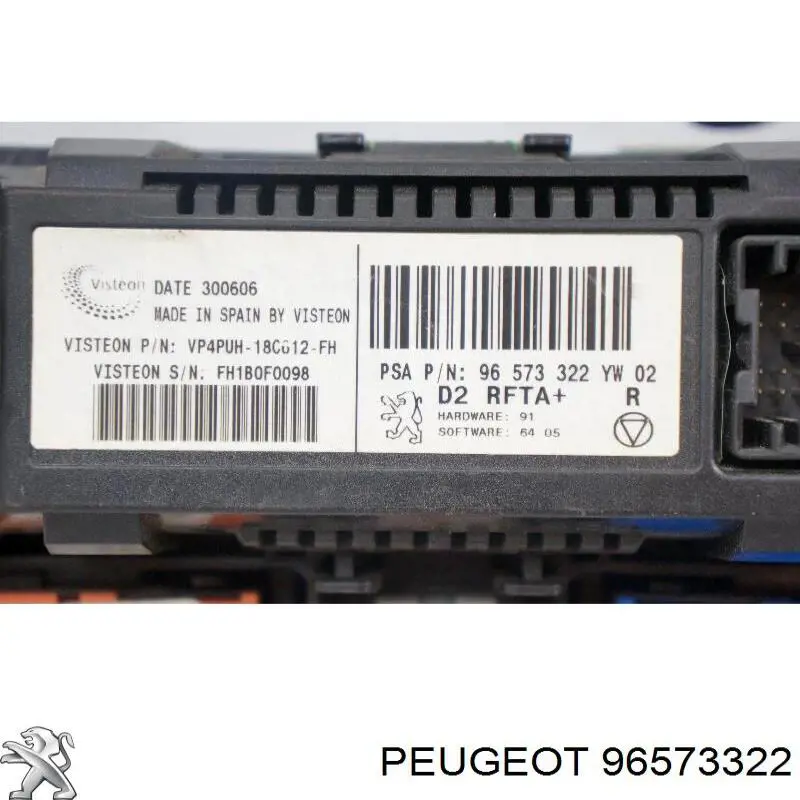  Unidade de controlo dos modos de aquecimento/condicionamento Peugeot 407 SW carrinha (6E) (2004 - 2011) SW