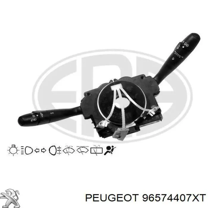 Comutador esquerdo instalado na coluna da direção Peugeot/Citroen 96574407XT preço, a partir de 8,71 USD