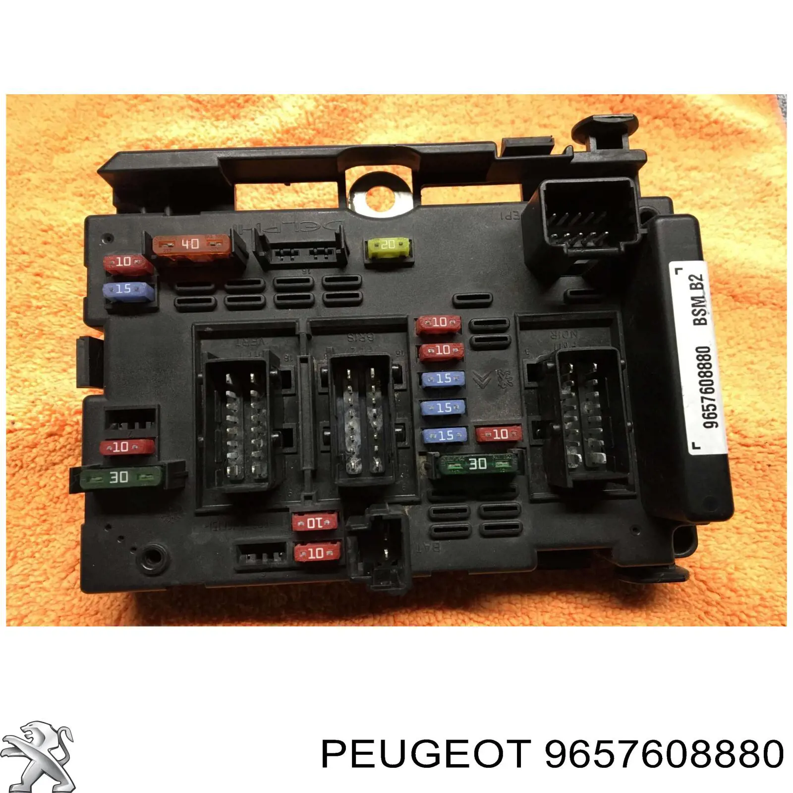 Unidade de dispositivos de segurança 9657608880 Peugeot/Citroen