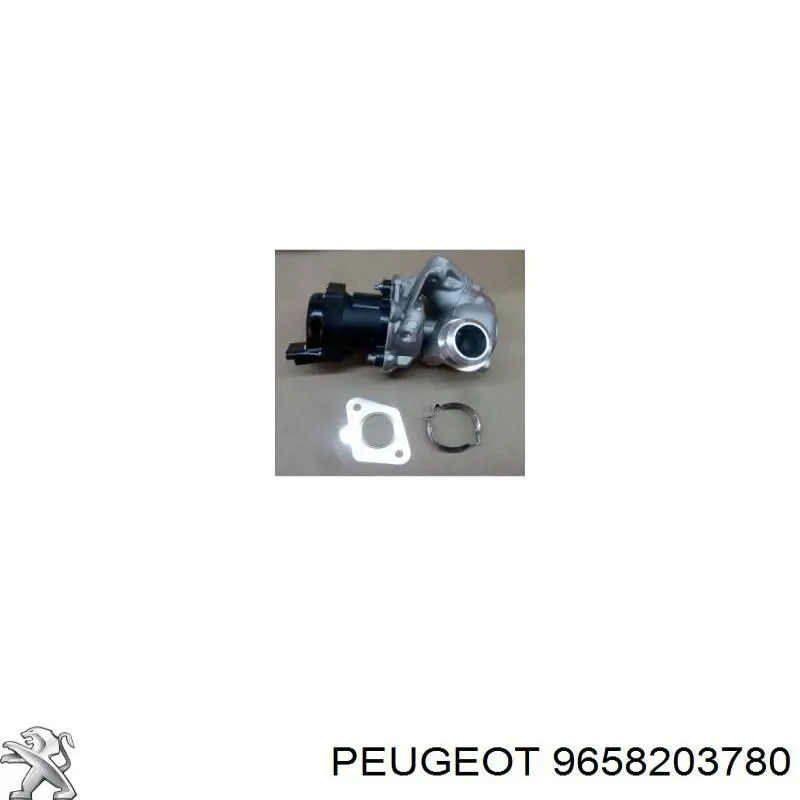 9658203780 Peugeot/Citroen Válvula EGR de recirculação dos gases