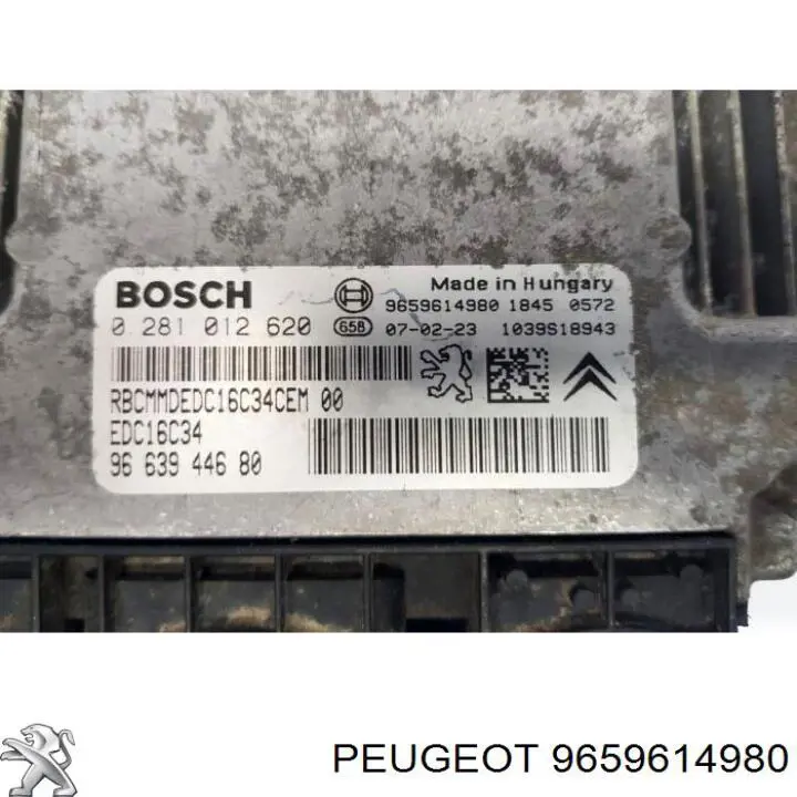 Módulo de direção (Centralina eletrônica) de motor Peugeot/Citroen 9659614980 preço, a partir de 52,78 USD