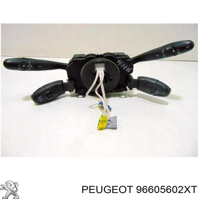 96605602XT Peugeot/Citroen Comutador instalado na coluna da direção, montado