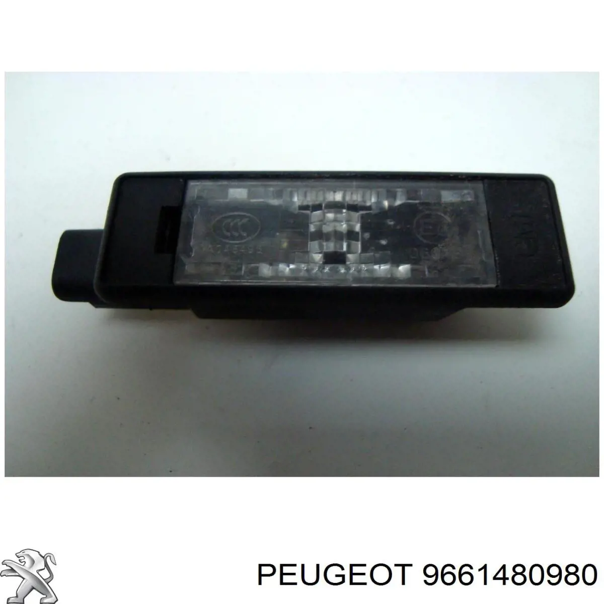 9661480980 Peugeot/Citroen Lanterna da luz de fundo de matrícula traseira