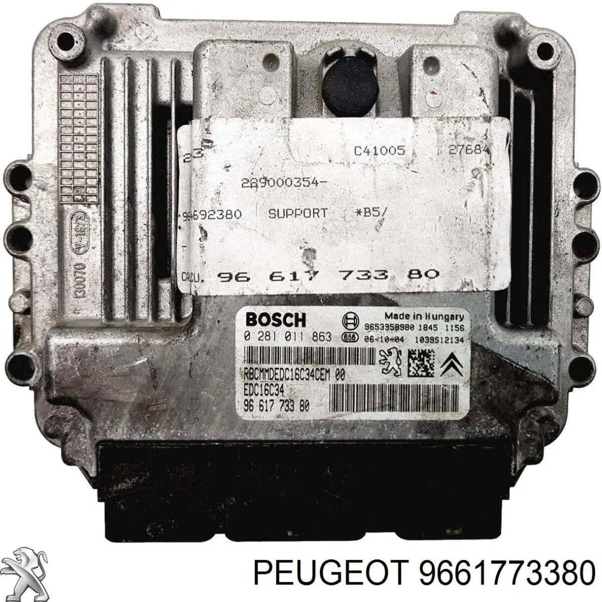Módulo de direção (Centralina eletrônica) de motor Peugeot/Citroen 9661773380