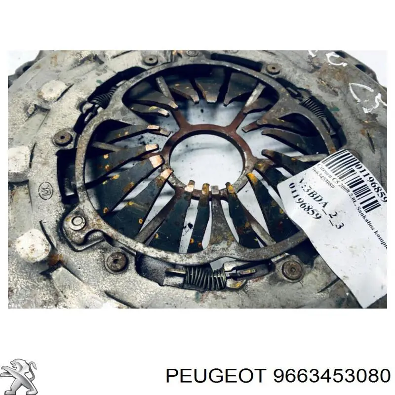 9663453080 Peugeot/Citroen Kit de embraiagem (3 peças)