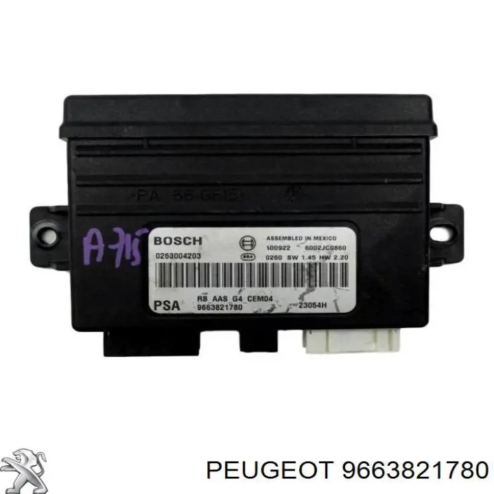 9663821780 Peugeot/Citroen 