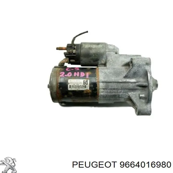 9664016980 Peugeot/Citroen Motor de arranco