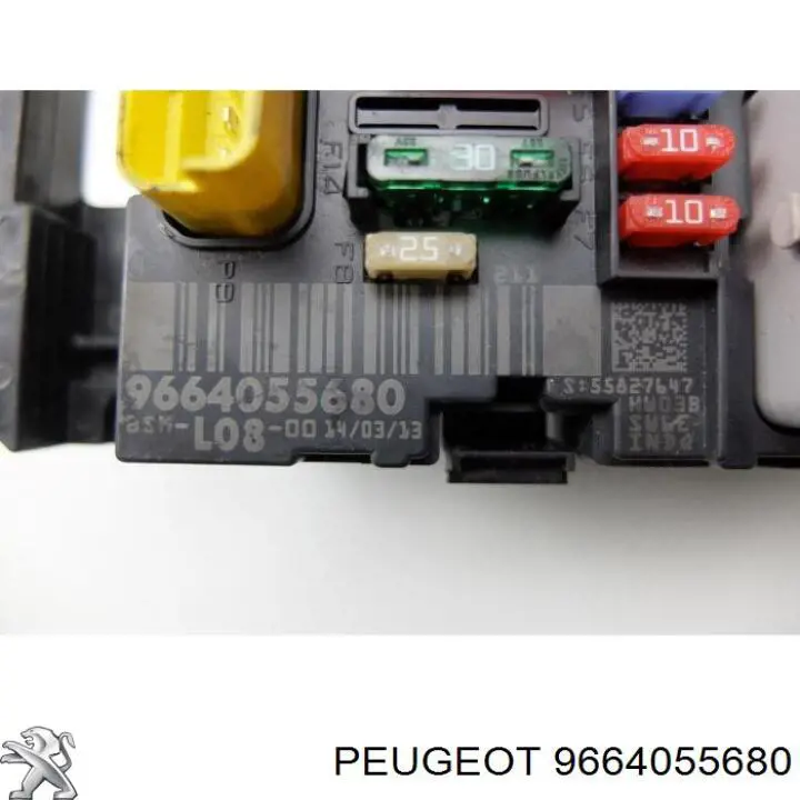 9664055680 Peugeot/Citroen Unidade de dispositivos de segurança