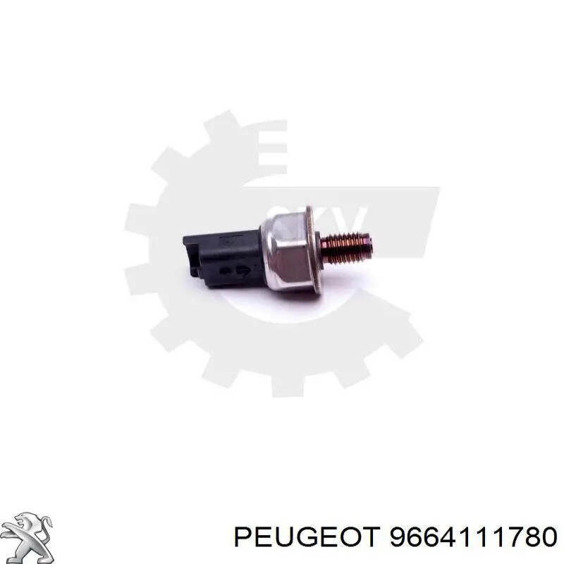 Sensor de pressão de combustível 9664111780 Peugeot/Citroen