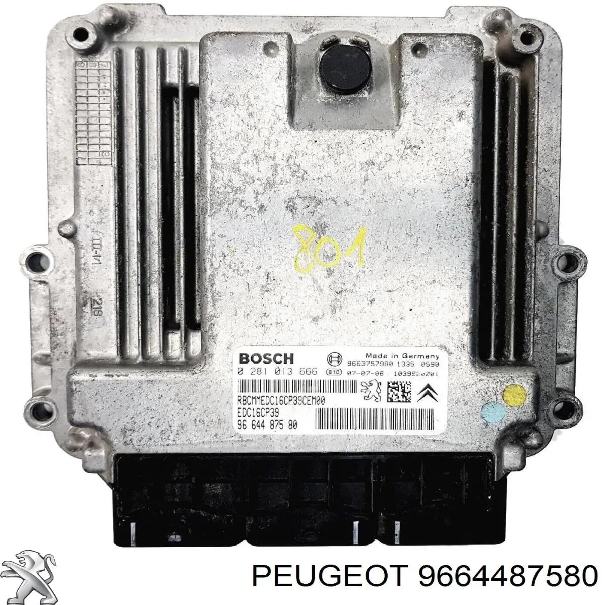 Módulo de direção (Centralina eletrônica) de motor Peugeot/Citroen 0281013666 preço, a partir de 154,93 USD