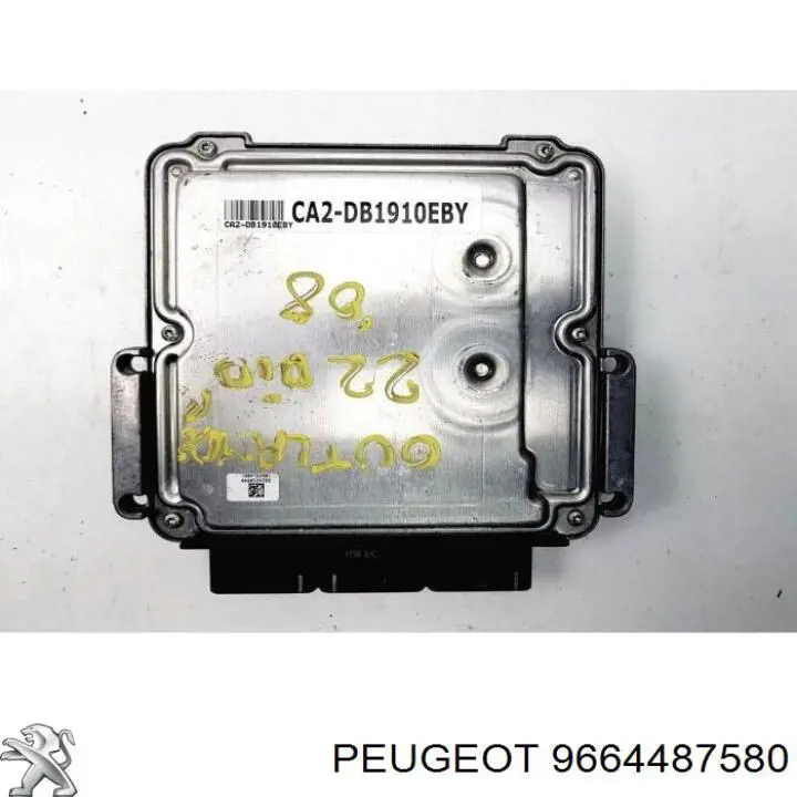 0281013666 Peugeot/Citroen Módulo de direção (Centralina eletrônica) de motor