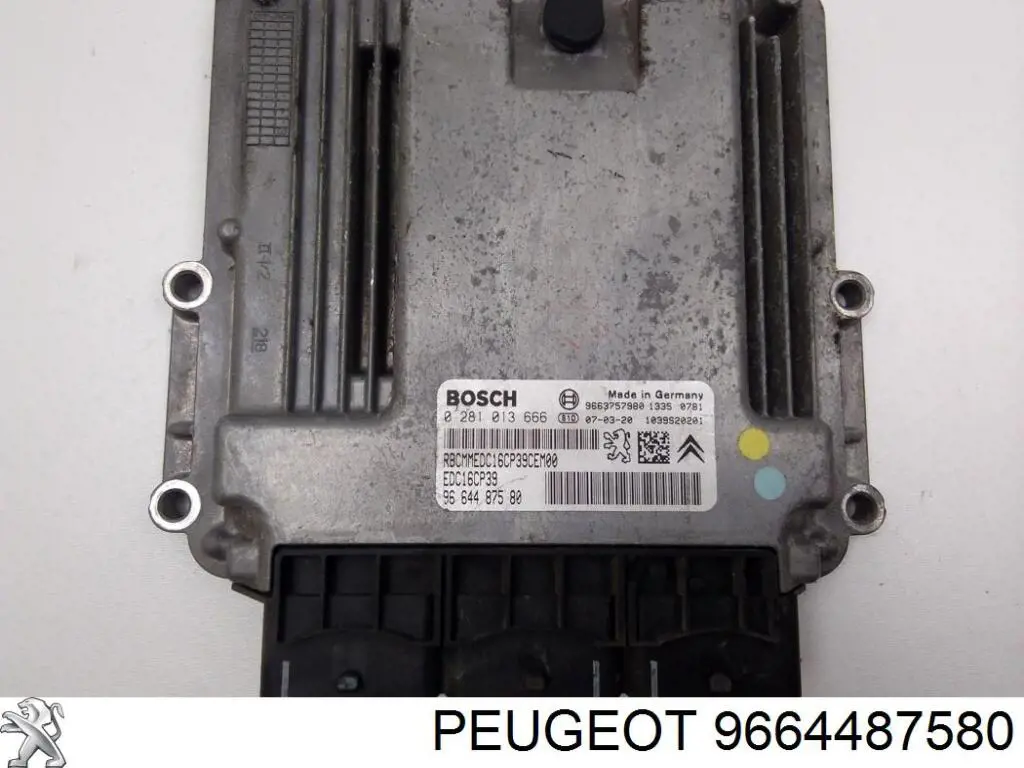 Compre 0281013666 Peugeot/Citroen Módulo de direção (Centralina eletrônica) de motor