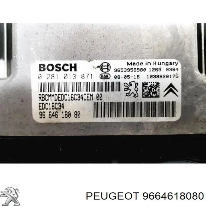  Peugeot/Citroen 9664618080 preço, a partir de 108,73 USD