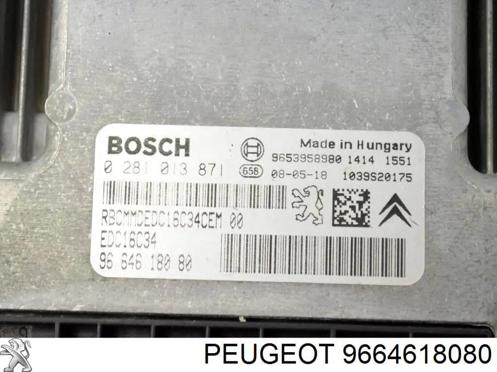  9664618080 Peugeot/Citroen