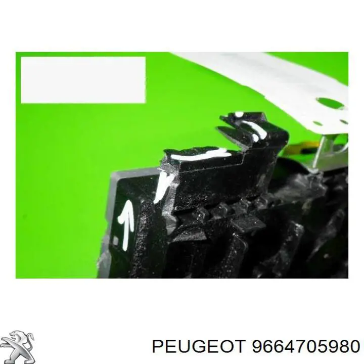 9664705980 Peugeot/Citroen Unidade de dispositivos de segurança