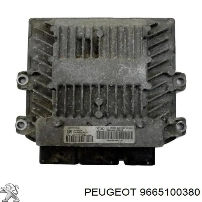 9665100380 Peugeot/Citroen Módulo de direção (Centralina eletrônica) de motor