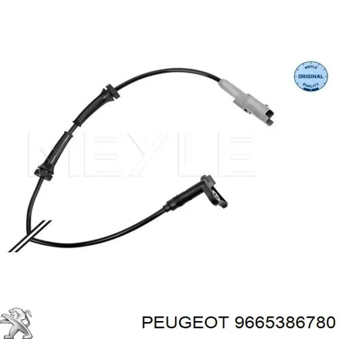 9665386780 Peugeot/Citroen Sensor ABS dianteiro esquerdo