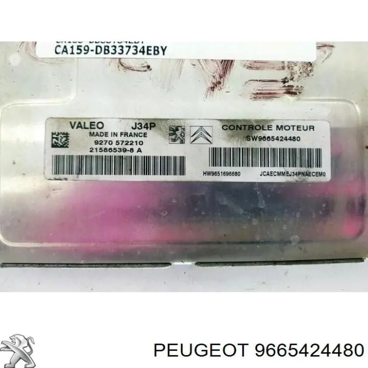  Peugeot/Citroen 9665424480