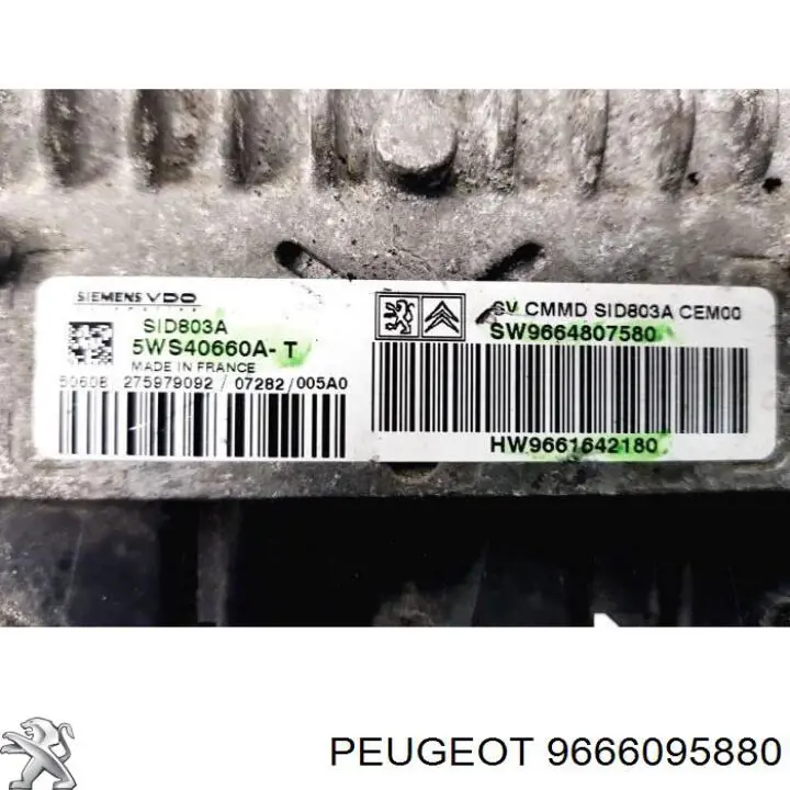  Peugeot/Citroen 9666095880 preço, a partir de 125,99 USD