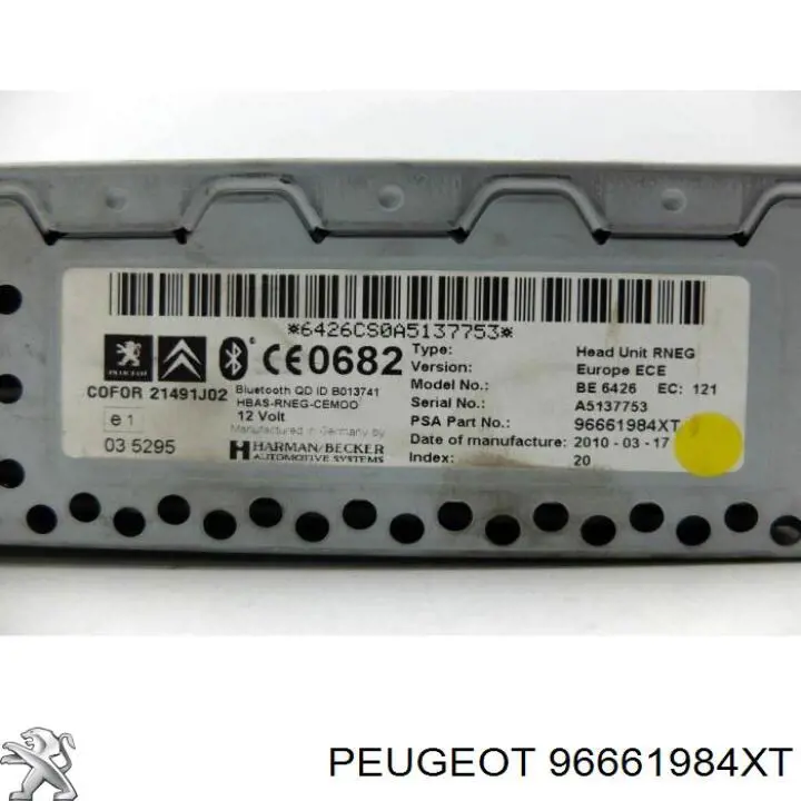  Peugeot/Citroen 96661984XT preço, a partir de 250,28 USD
