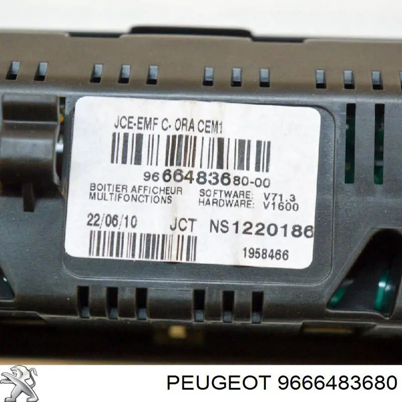 9666483680 Peugeot/Citroen Mostrador multifuncional