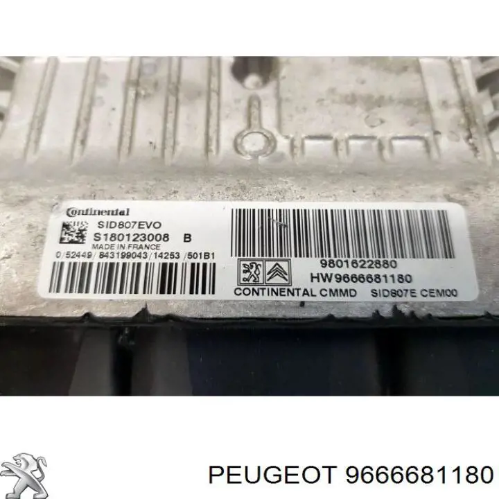  Peugeot/Citroen 9666681180