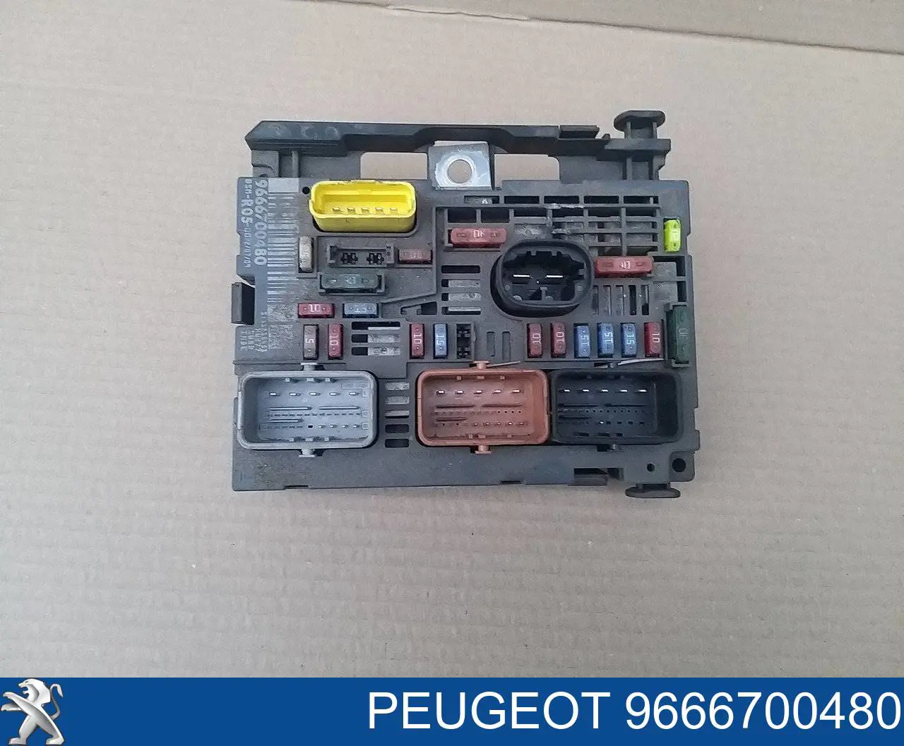 9666700480 Peugeot/Citroen Unidade de dispositivos de segurança