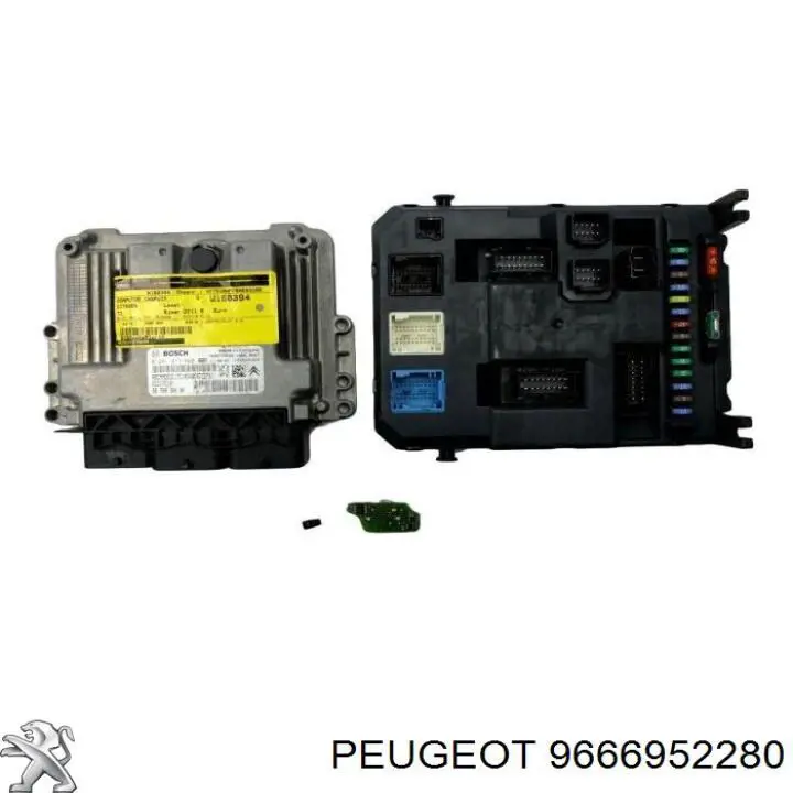 Compre 9666952280 Peugeot/Citroen Unidade traseira do salão de dispositivos de segurança