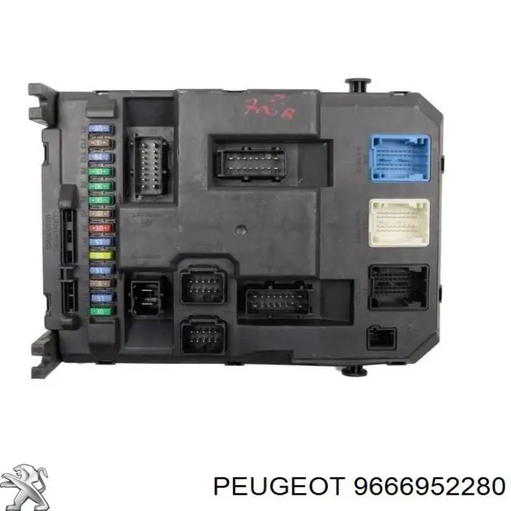 9666952280 Peugeot/Citroen Unidade traseira do salão de dispositivos de segurança