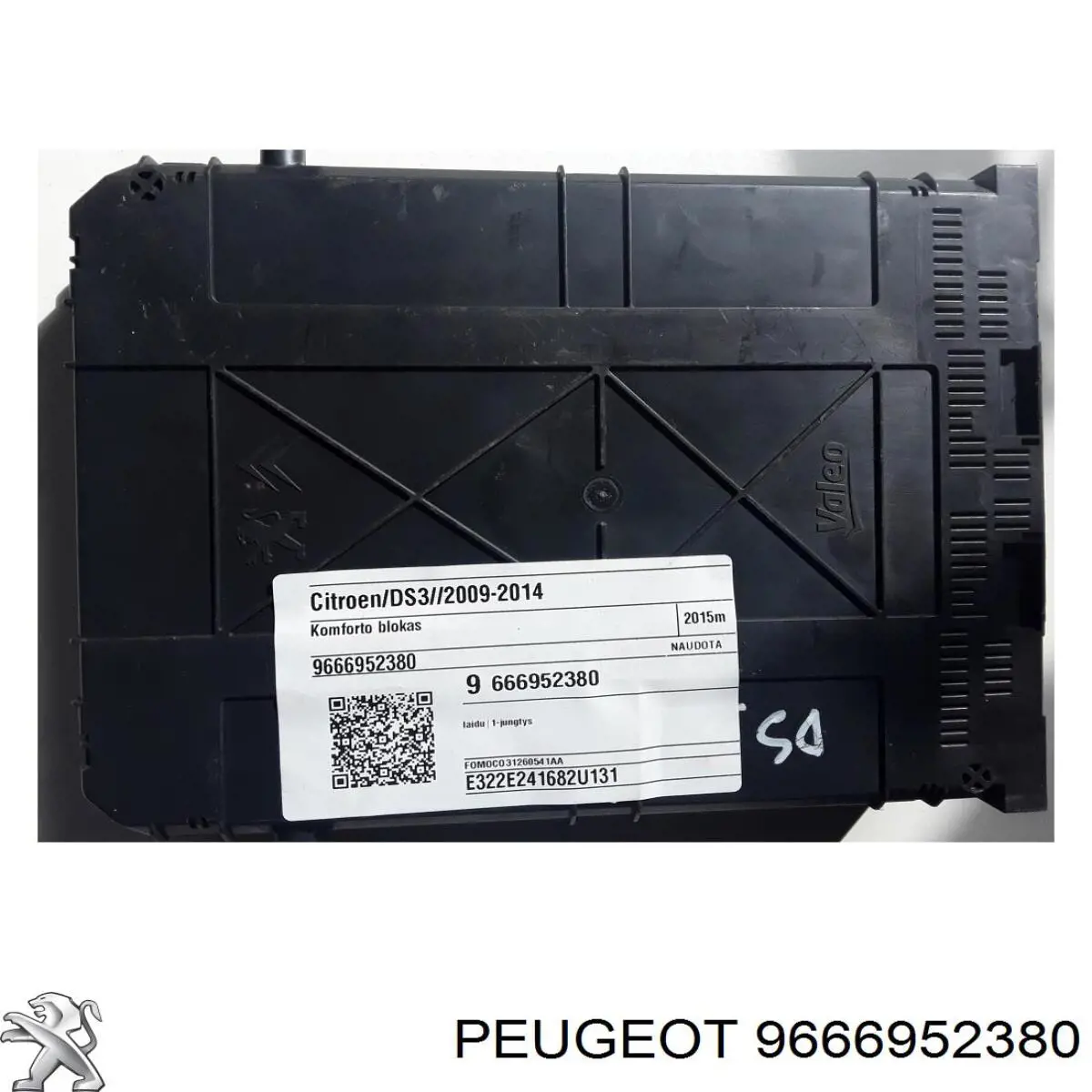 Unidade de dispositivos de segurança 9666952380 Peugeot/Citroen