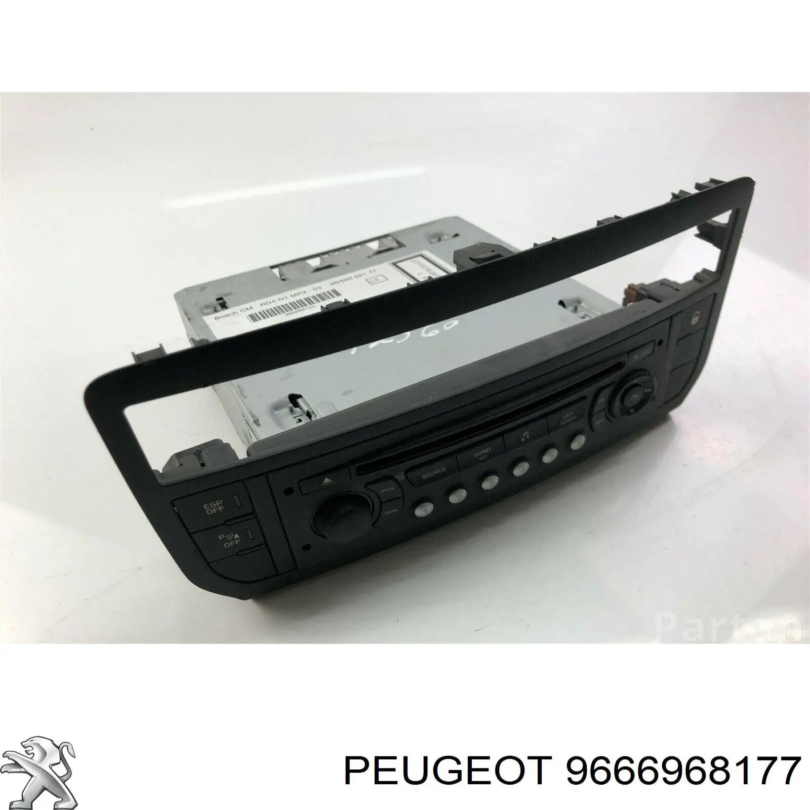 9666968177 Peugeot/Citroen Aparelhagem de som (rádio AM/FM)