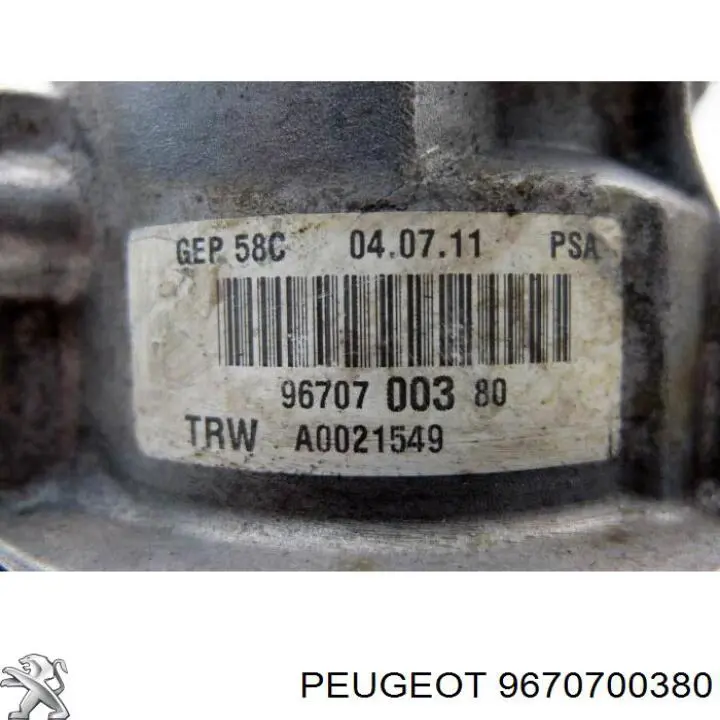 Bomba da Direção hidrâulica assistida Peugeot/Citroen 9670700380 preço, a partir de 114,07 USD