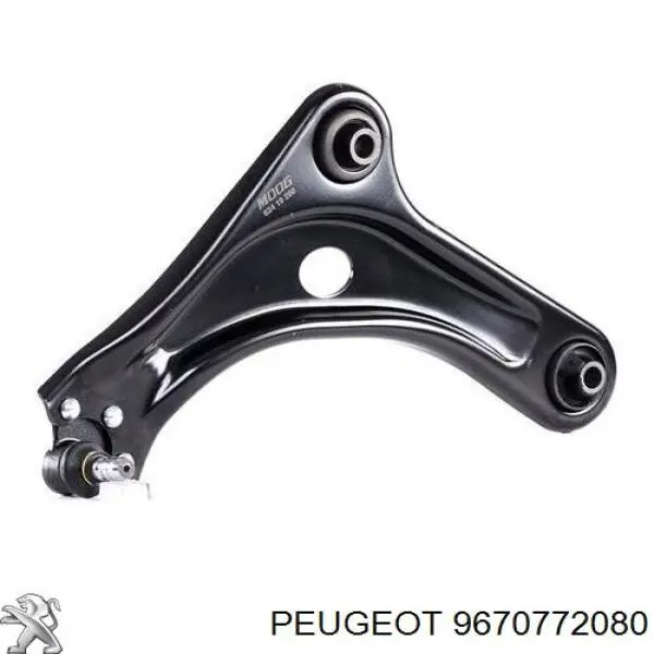 Braço oscilante inferior esquerdo de suspensão dianteira Peugeot/Citroen 9670772080 preço, a partir de 66,52 USD