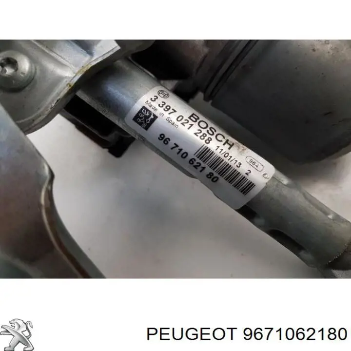 Trapézio de limpador pára-brisas esquerdo Peugeot/Citroen 9671062180 preço, a partir de 44,84 USD