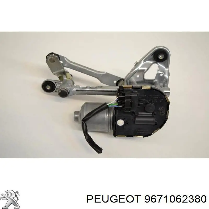 Trapézio de limpador pára-brisas direito 9671062380 Peugeot/Citroen