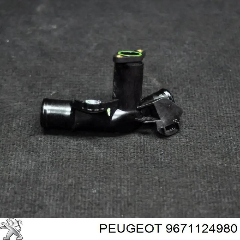 9671124980 Peugeot/Citroen Flange do sistema de esfriamento (união em T)