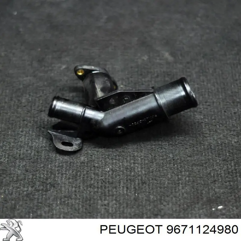 9671124980 Peugeot/Citroen Flange do sistema de esfriamento (união em T)