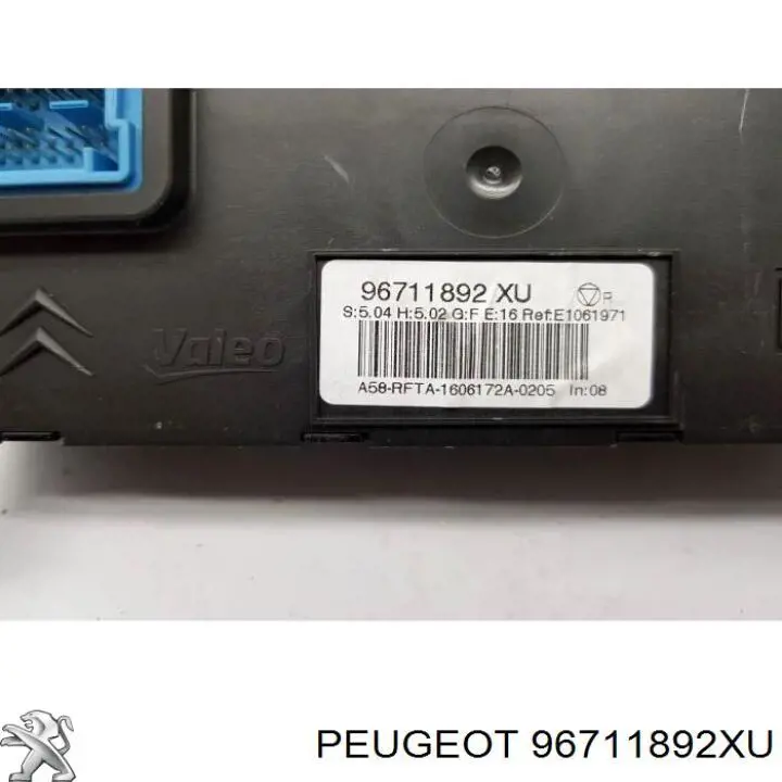 96711892XU Peugeot/Citroen 