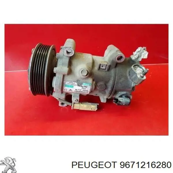 Compressor de aparelho de ar condicionado Peugeot/Citroen 9671216280 preço, a partir de 180,47 USD