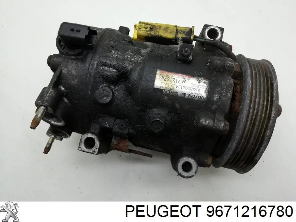 Compressor de aparelho de ar condicionado Peugeot/Citroen 9671216780 preço, a partir de 228,14 USD
