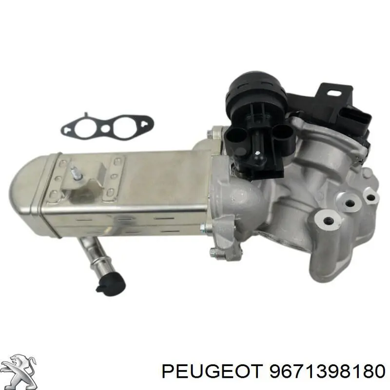 9671398180 Peugeot/Citroen Válvula EGR de recirculação dos gases